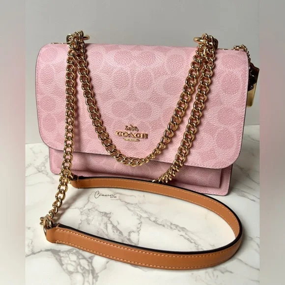 New Coach Limited Edition Klare Crossbody Shoulder Bag Powder Pink 2026 Release - Picture 3 of 17